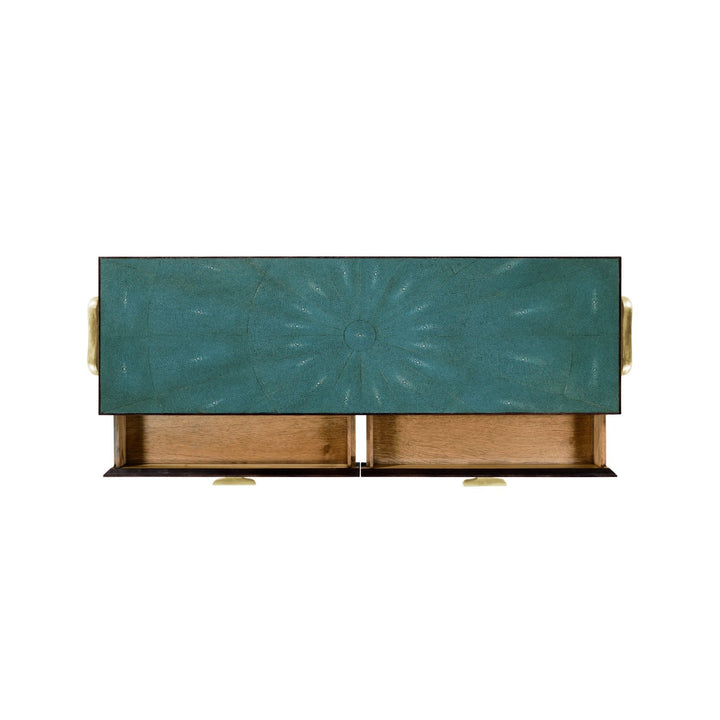 Console Table French 1930s - Brass
