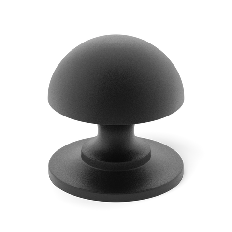 Cotswold Skåpsknopp, svampform — Armac Martin — Matt svart lack - MBL