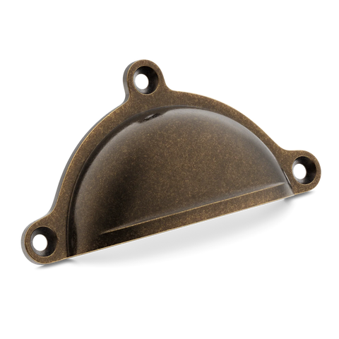Cotswold Drawer Cup-handtag — Armac Martin — Mörk antik mässing - DAB