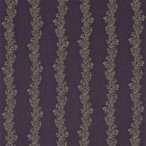 Sanderson Fabric Sparkle Coral Embroidery