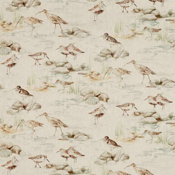 Sanderson Fabric Estuary Birds Linen