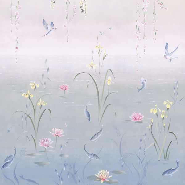 Sanderson Wallpaper sample Water Garden