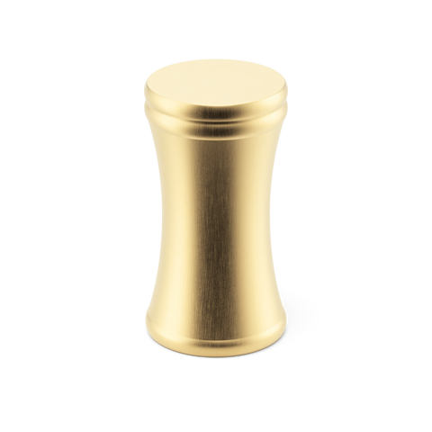 Grove Bamboo Thumb Knob — Armac Martin — Satin mässing, olackad - SBUL