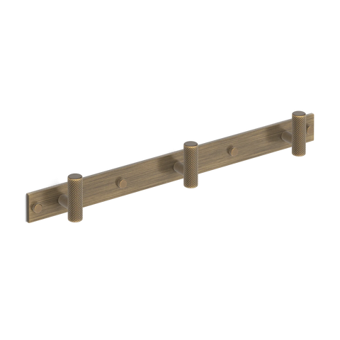 MIX diamantknottrad Wall Krok Rack — Armac Martin — Satin antik, satinlack - SAS