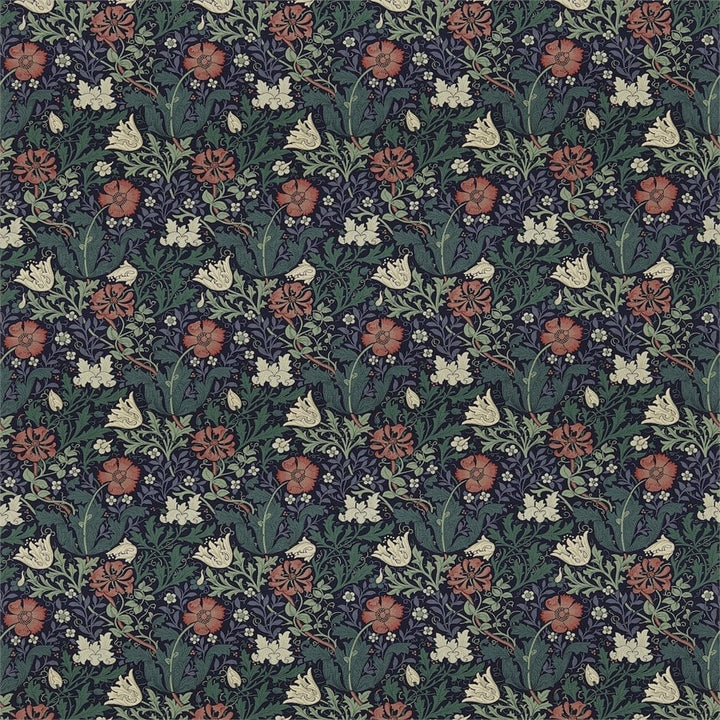 Morris & Co Tygprov Compton Faded