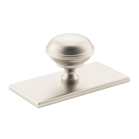 Queslett Skåpsknopp rektangulär — Armac Martin — Satin nickel - SNP