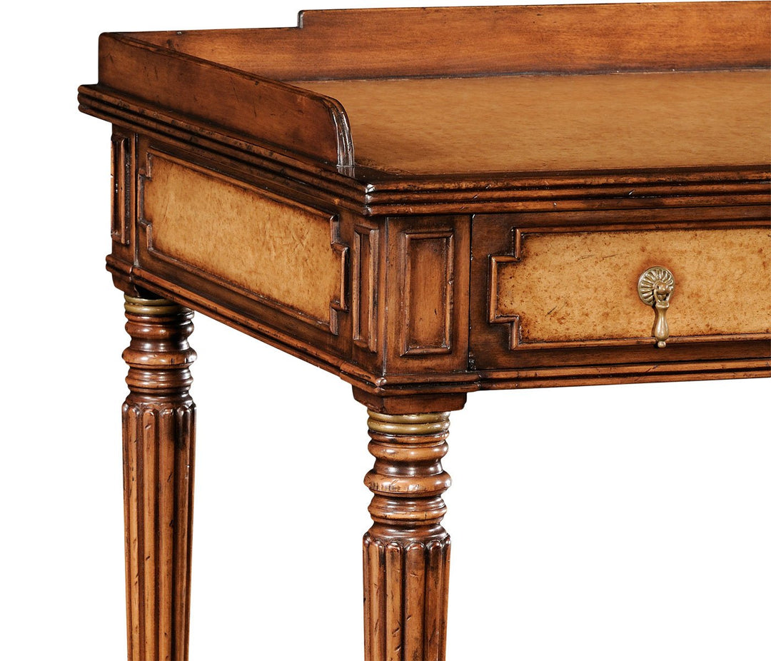 Dressing Table Monarch with Leather Inset Drawers