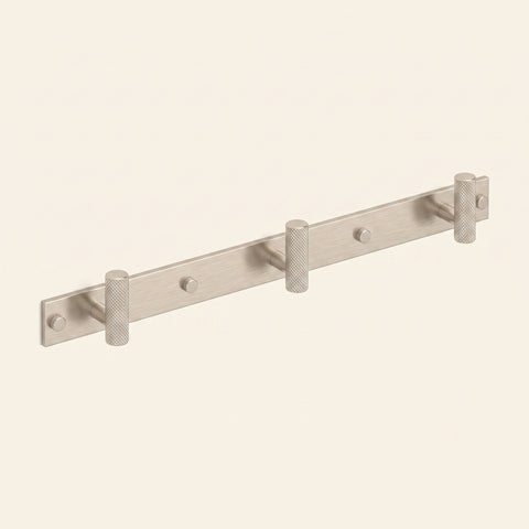 MIX diamantknottrad Wall Krok Rack — Armac Martin — Hand-borstad nickel - HBN