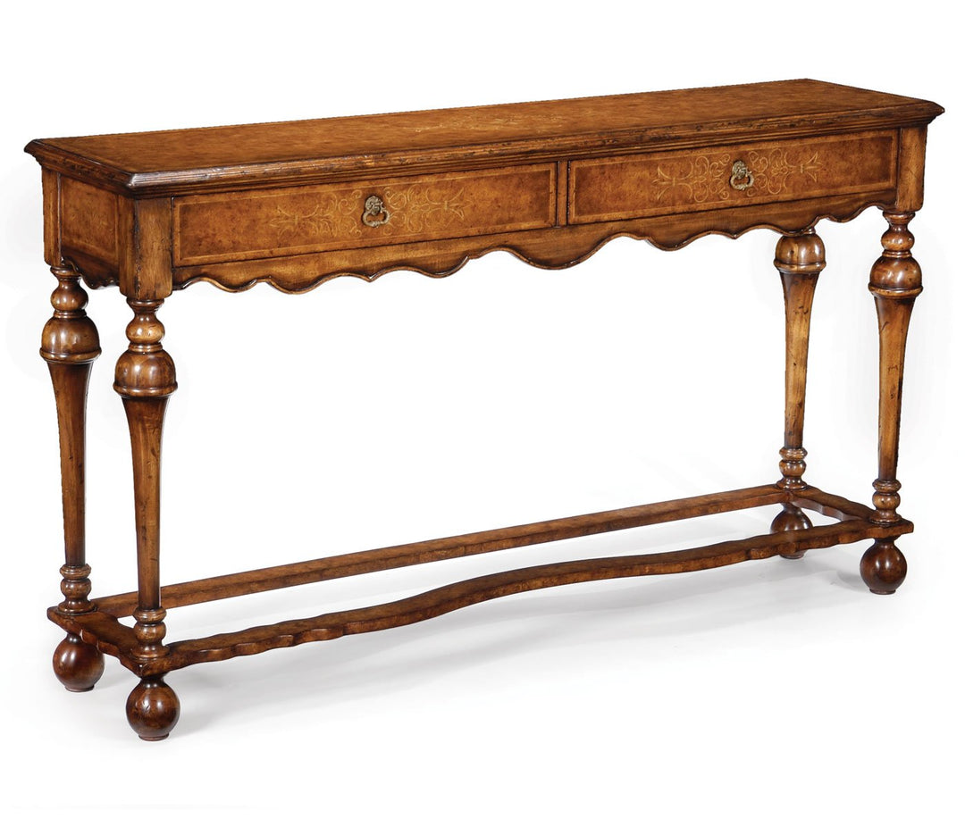 Seaweed marquetry console