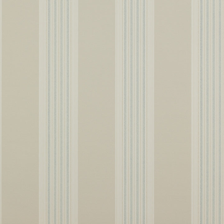 Colefax Fowler Tapet Tealby Stripe Beige/Blue