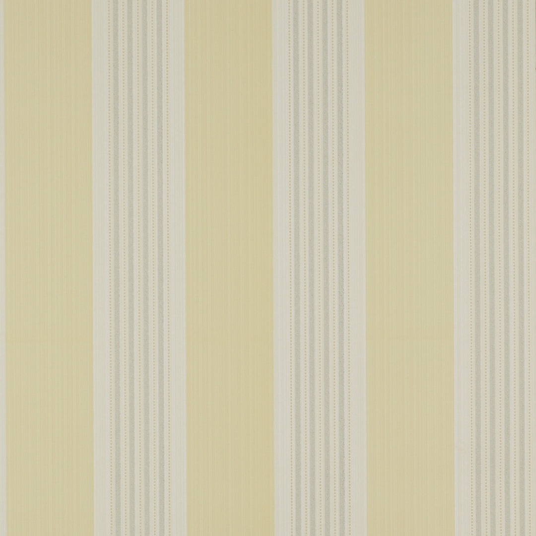 Colefax Fowler Tapet Tealby Stripe Yellow/Grey