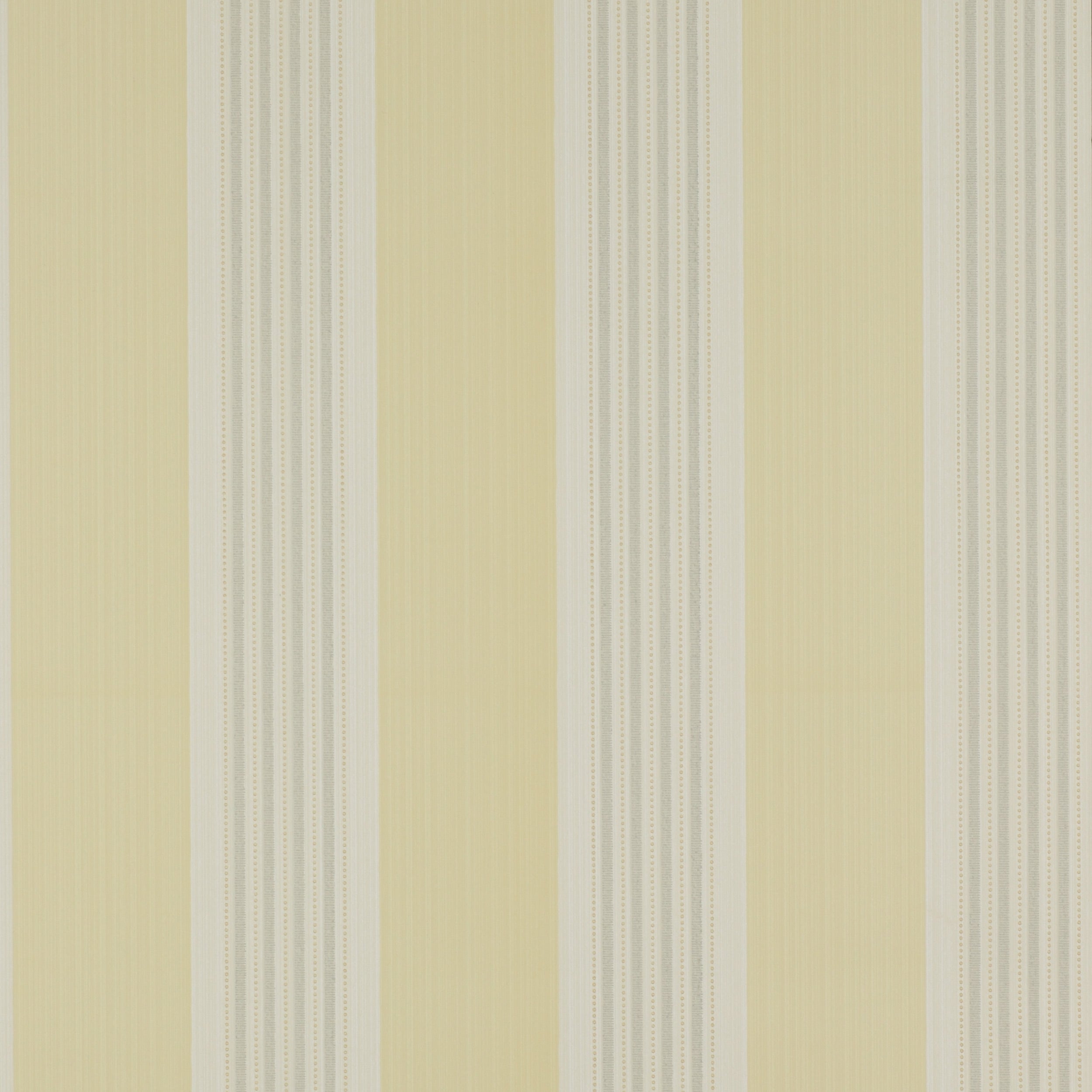 Lataa kuva Galleria-katseluun, Colefax Fowler Tapet Tealby Stripe Yellow/Grey
