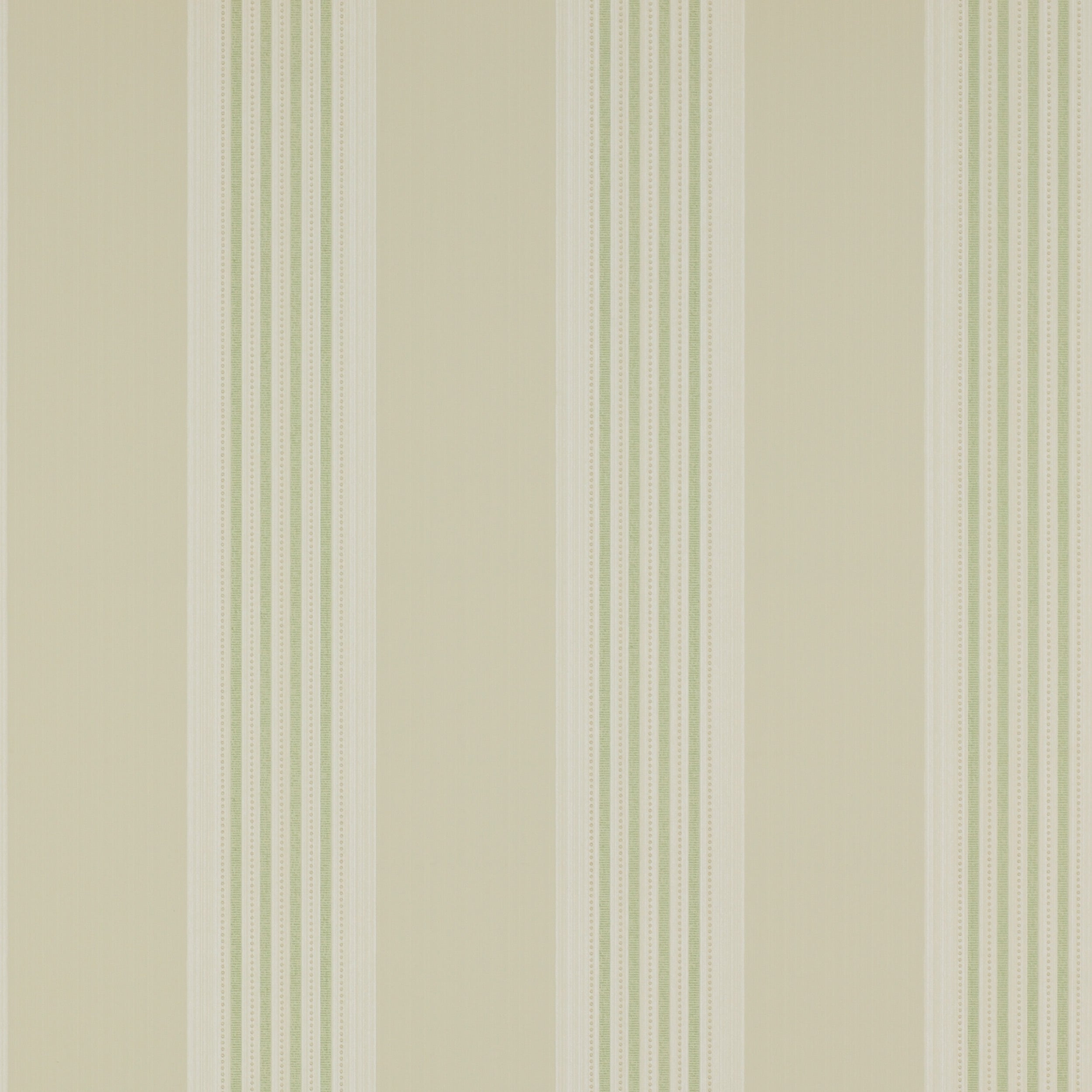 Lataa kuva Galleria-katseluun, Colefax Fowler Tapet Tealby Stripe Beige/Green
