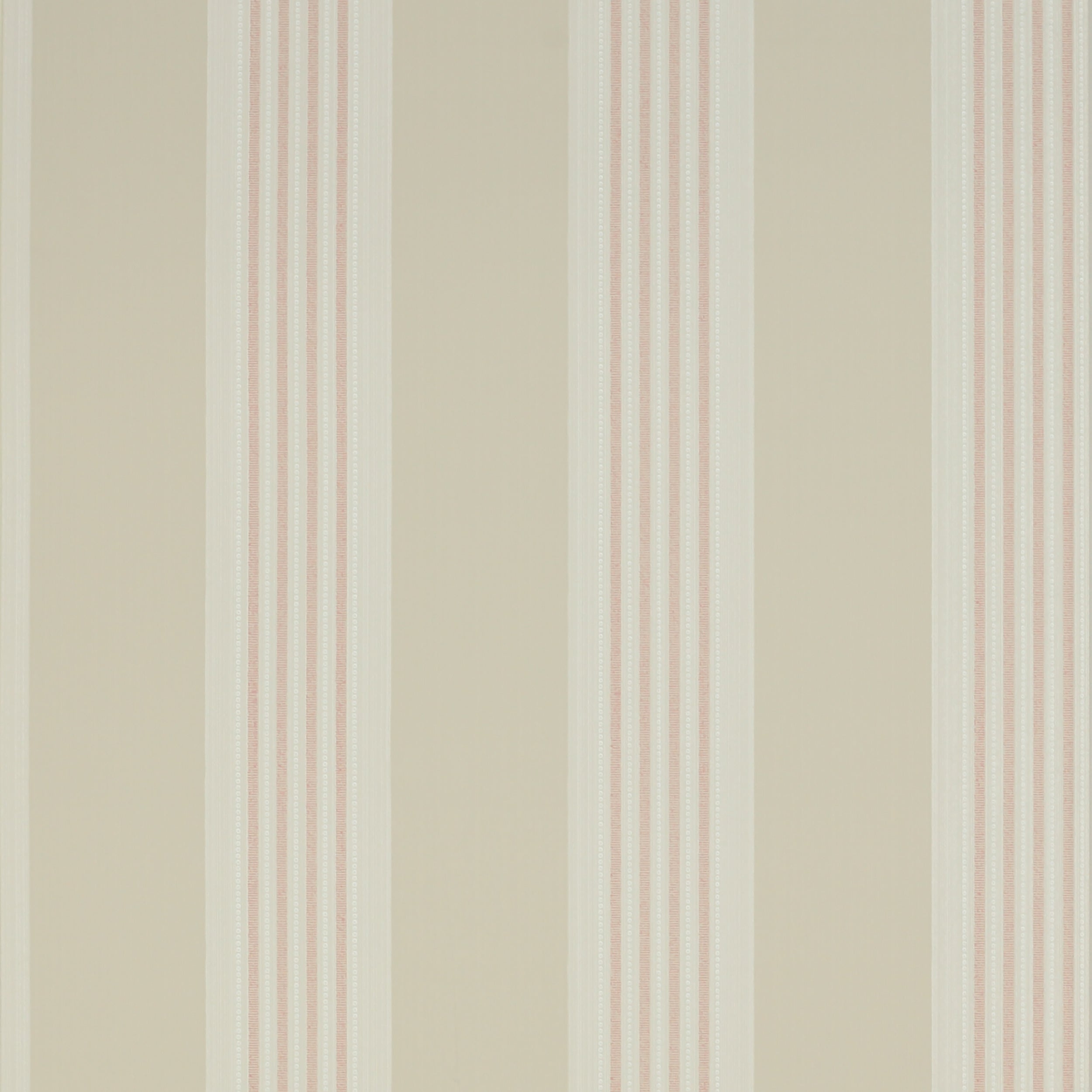 Lataa kuva Galleria-katseluun, Colefax Fowler Tapet Tealby Stripe Cream/Pink

