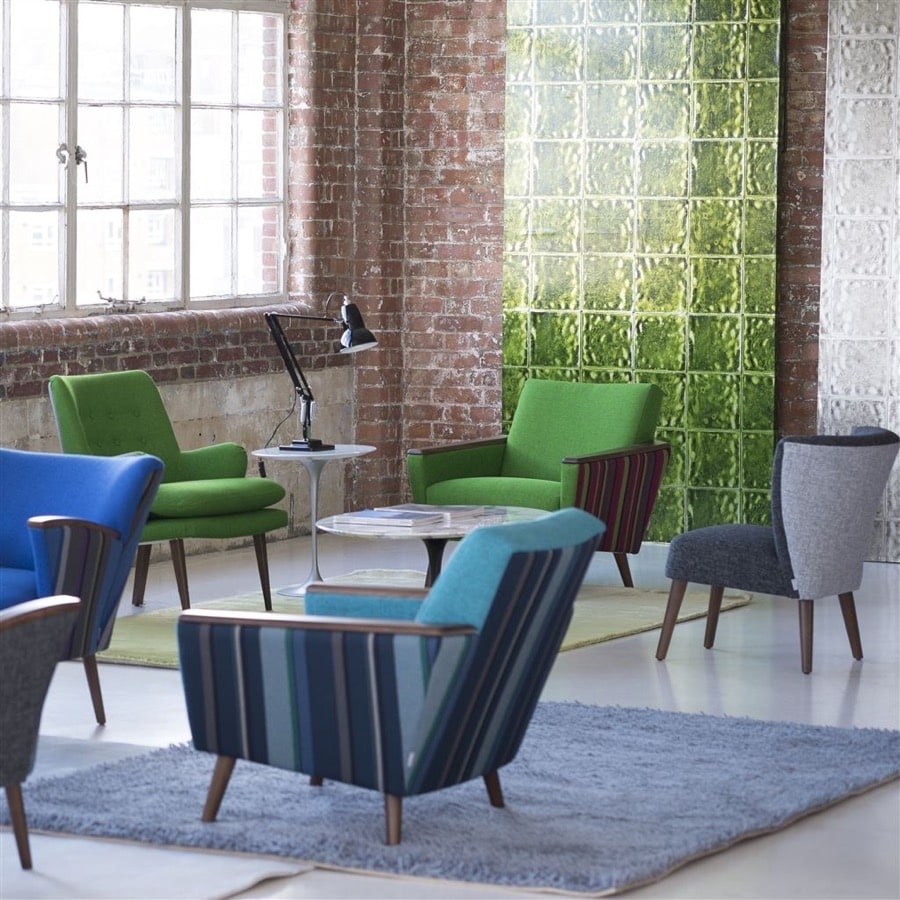 Designers Guild Tyg Serge Zinc