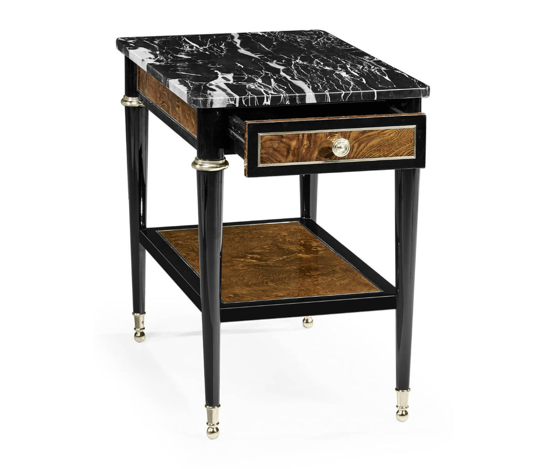 Wisconsin Side Table with Marble Top