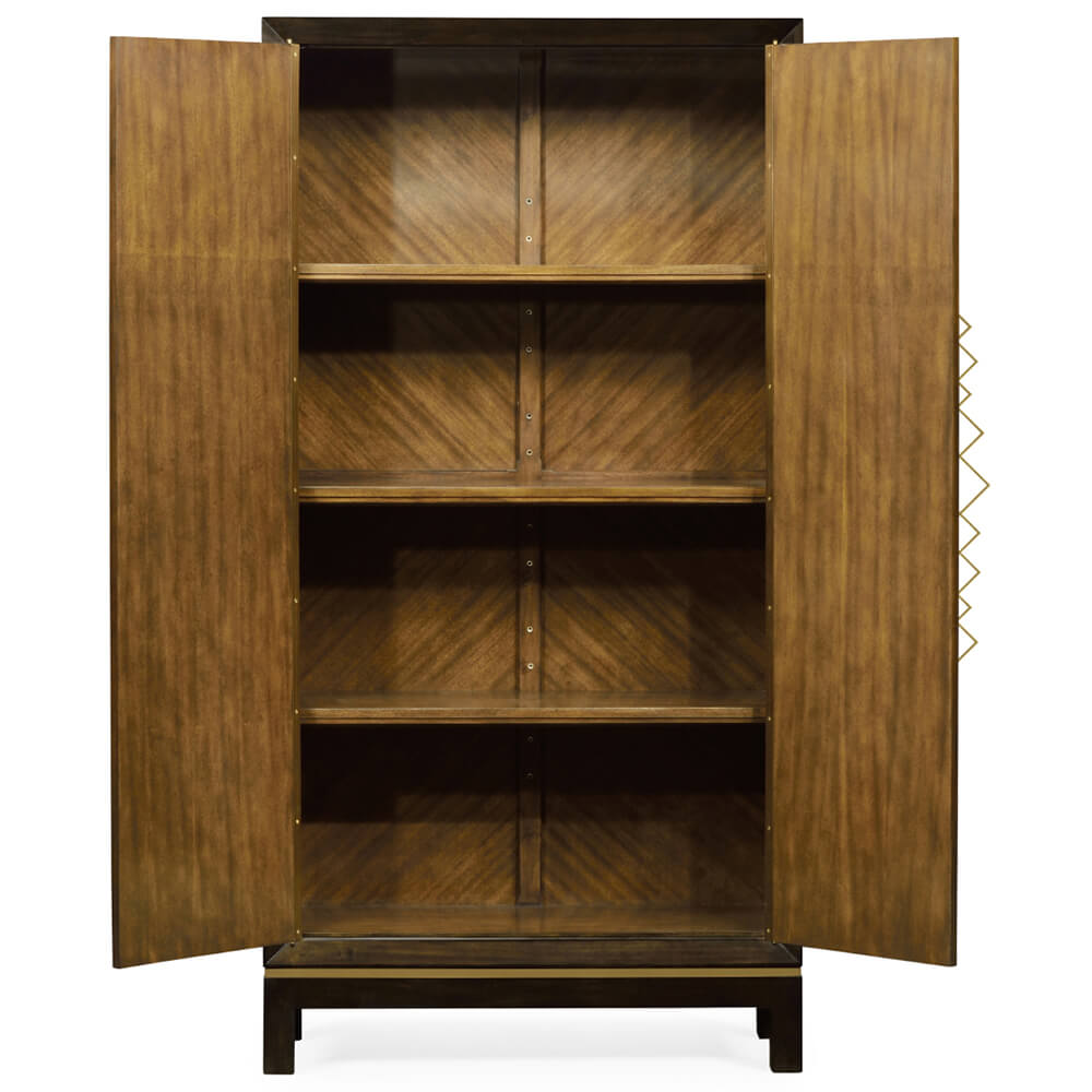 Storage Cabinet Walnut Bookmatched