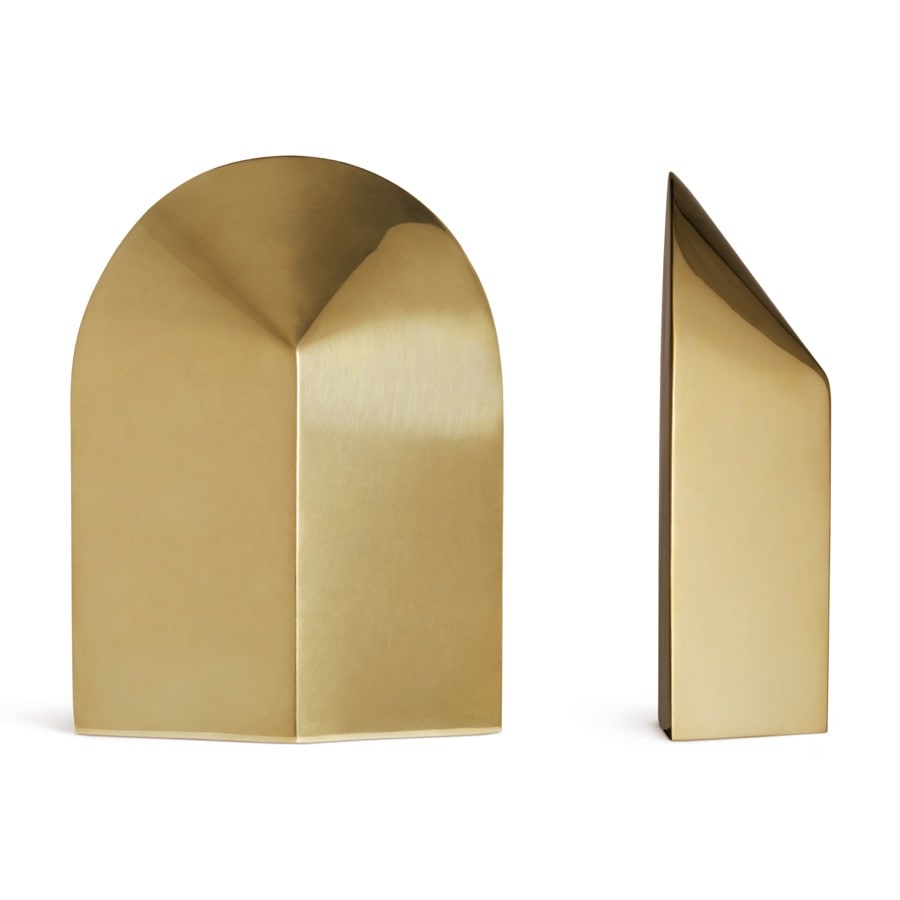 Aerin Bokstöd Archer (Set Of Two) Gold