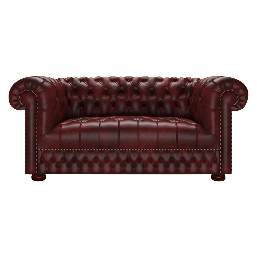Cromwell 2 Sits Chesterfield Soffa Etna Red