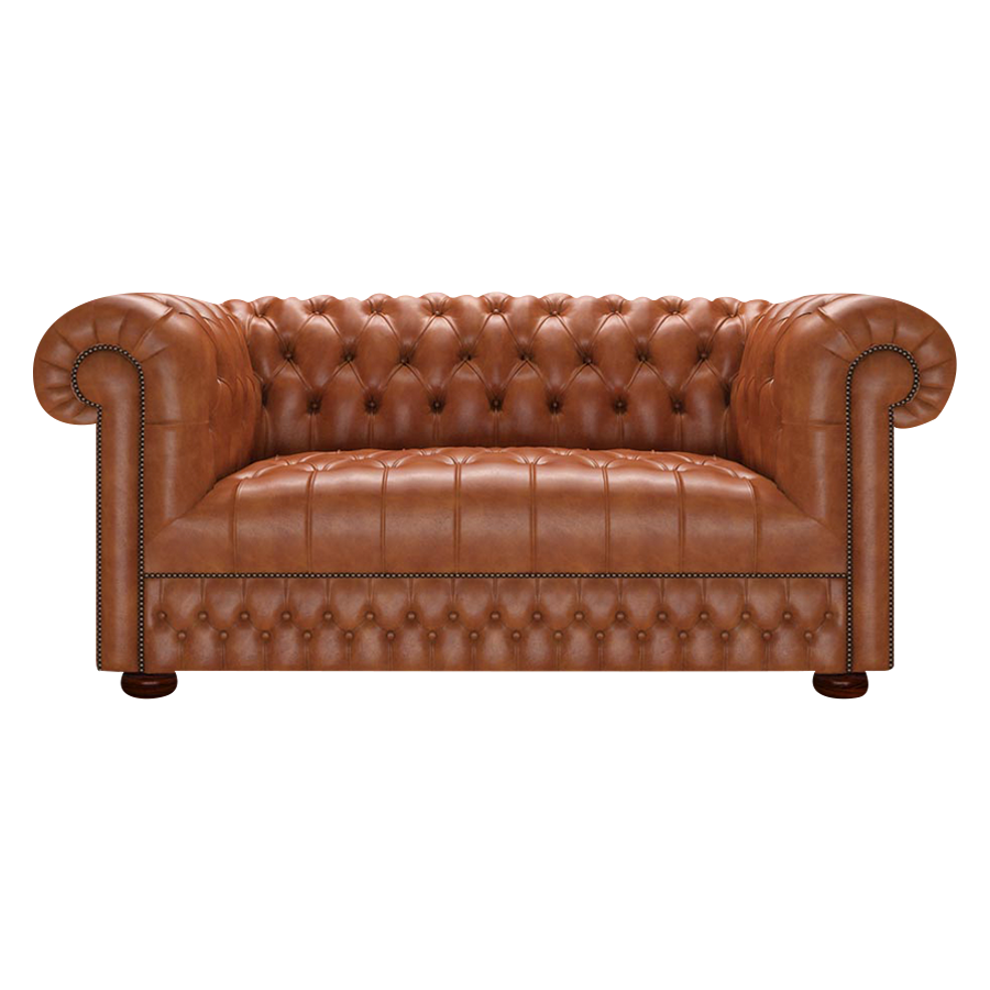 Cromwell 2 Sits Chesterfield Soffa Old English Bruciato