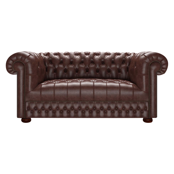 Cromwell 2 Sits Chesterfield Soffa Old English Dark Brown