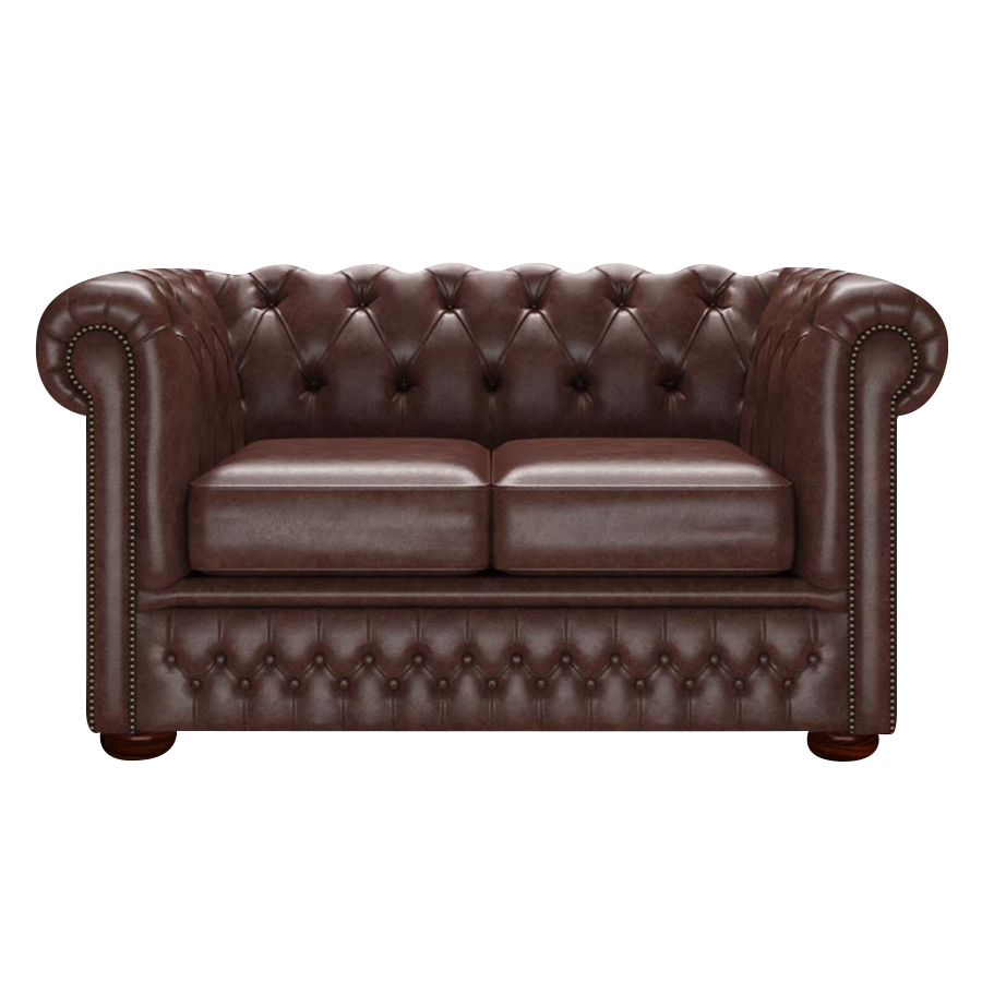 Fleming 2 Sits Chesterfield Soffa Old English Dark Brown