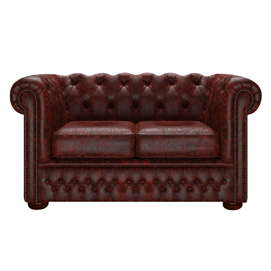 Fleming 2 Sits Chesterfield Soffa Tudor Oxblood