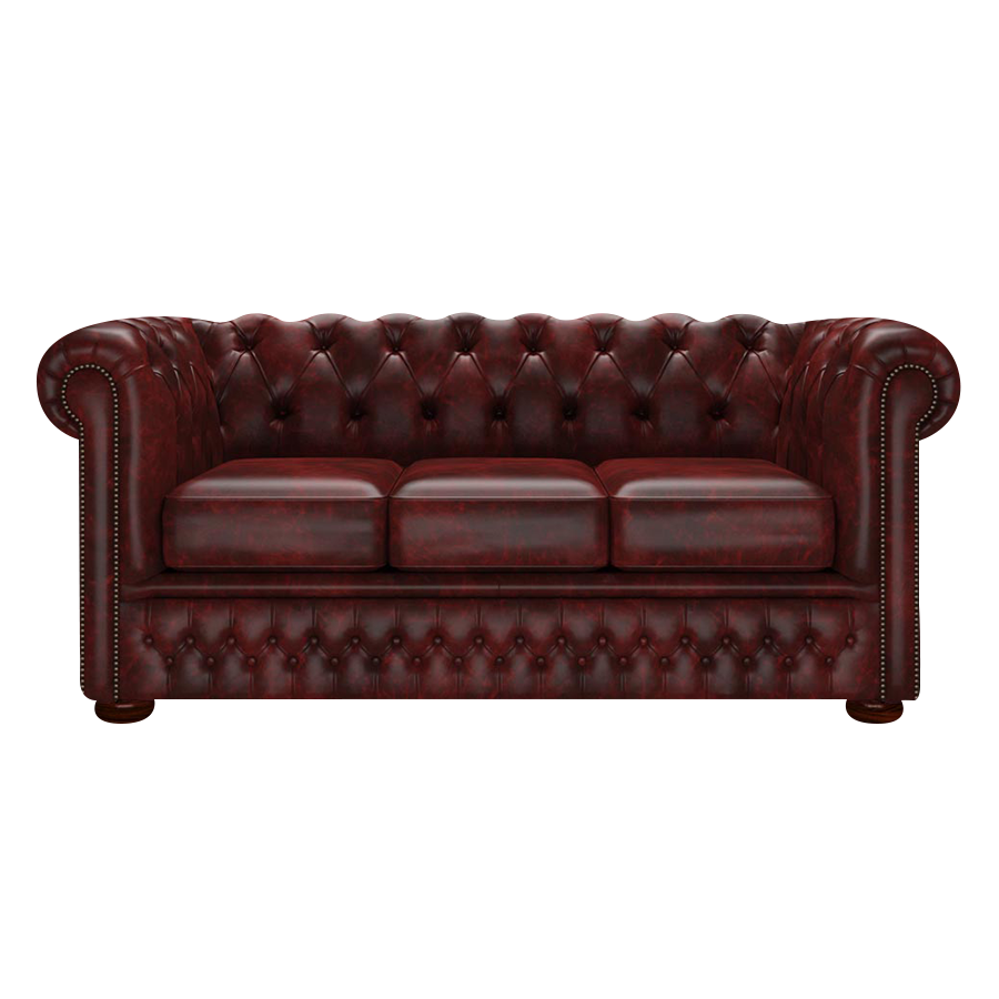Fleming 3 Sits Chesterfield Soffa Etna Red