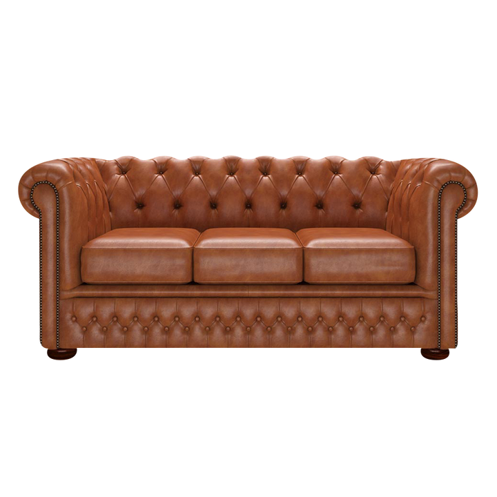 Fleming 3 Sits Chesterfield Soffa Old English Bruciato