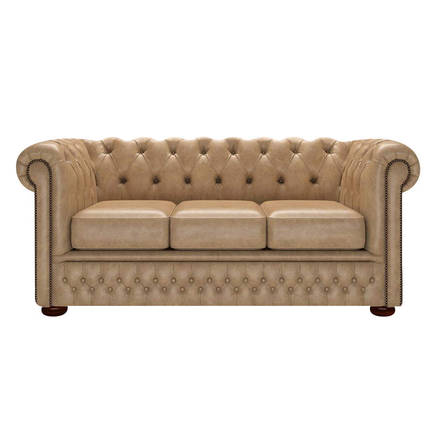 Fleming 3 Sits Chesterfield Soffa Old English Parchment