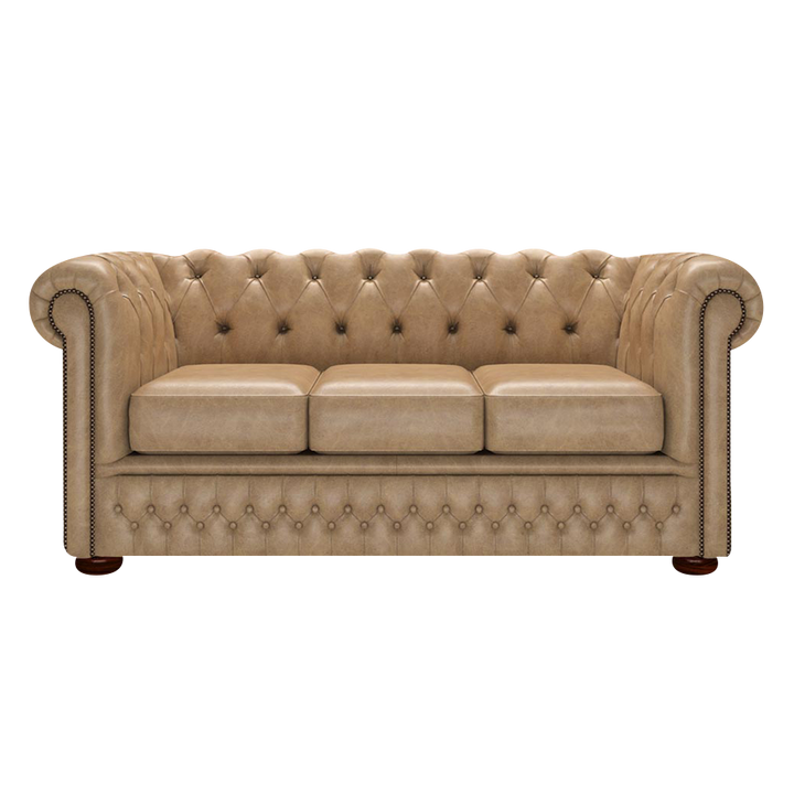 Fleming 3 Sits Chesterfield Soffa Old English Parchment