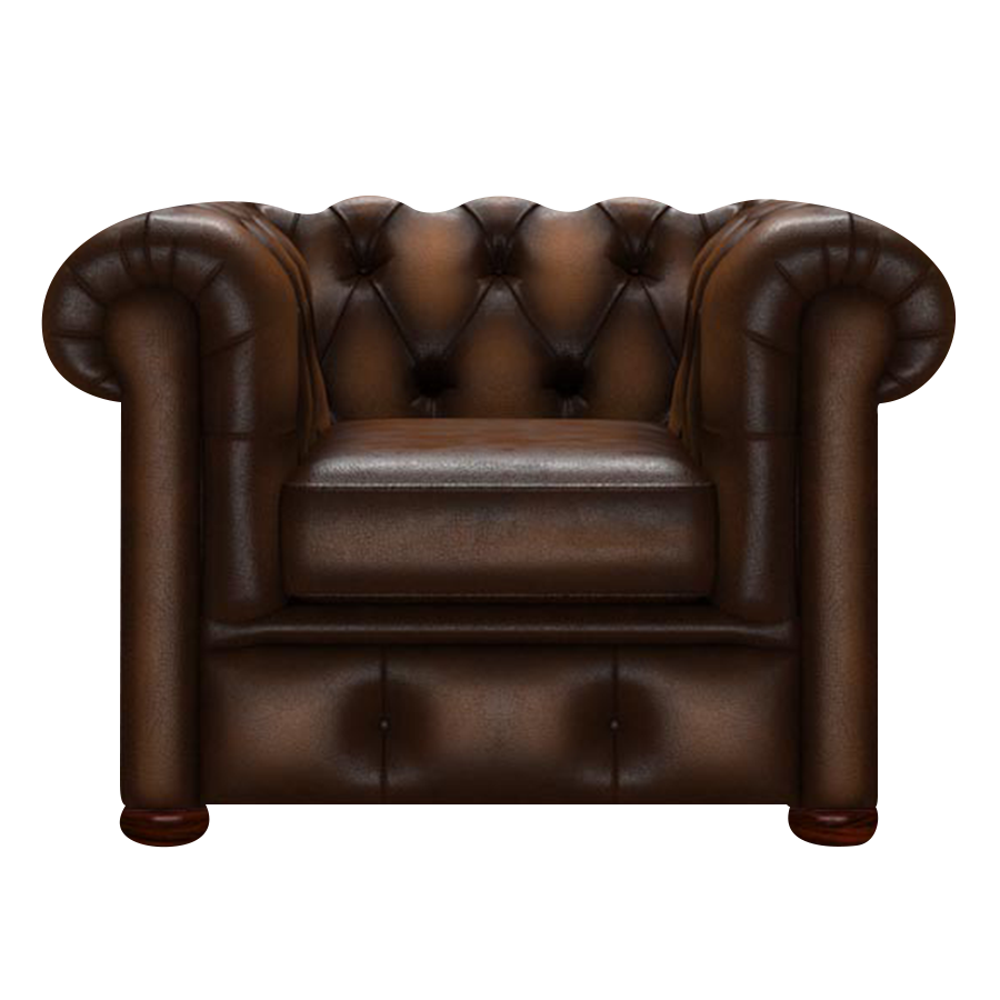 Conway Chesterfield FÄtölj Antique Autumn Tan