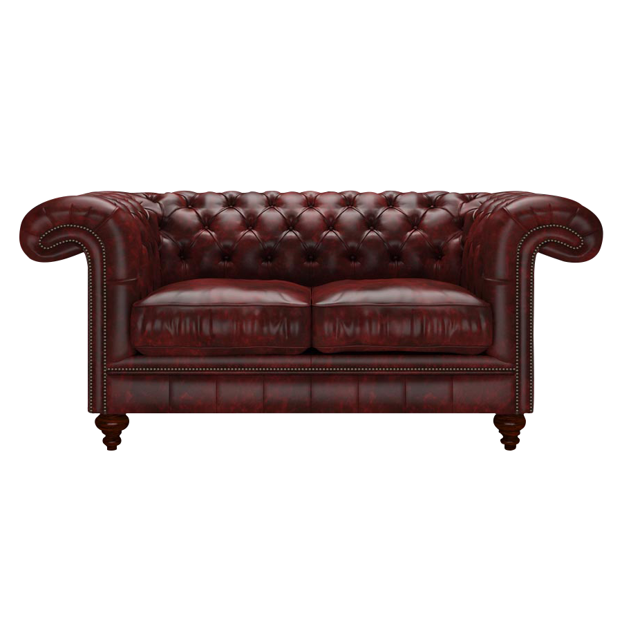 Allingham 2 Sits Chesterfield Soffa Etna Red