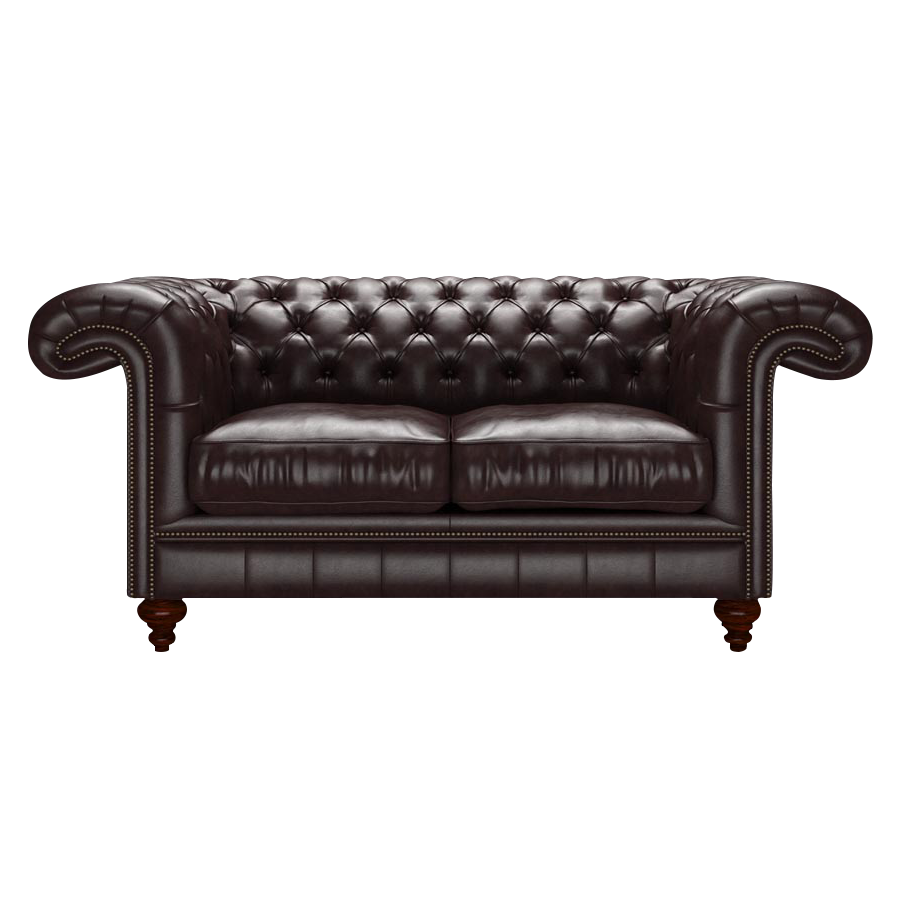 Allingham 2 Sits Chesterfield Soffa Old English Smoke