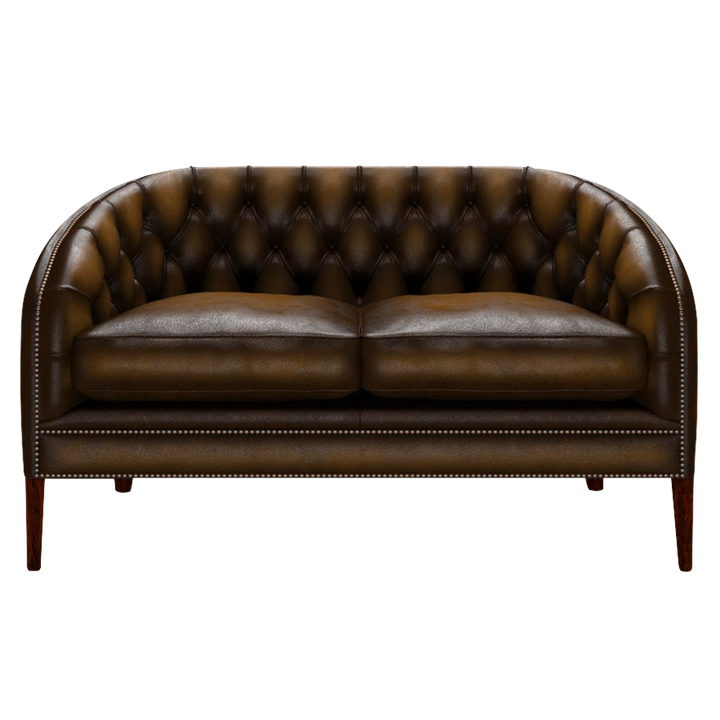 Blake 2 Sits Chesterfield Soffa Antique Gold