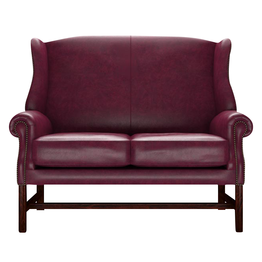 Drummond 2 Sits Chesterfield Soffa Old English Burgundy
