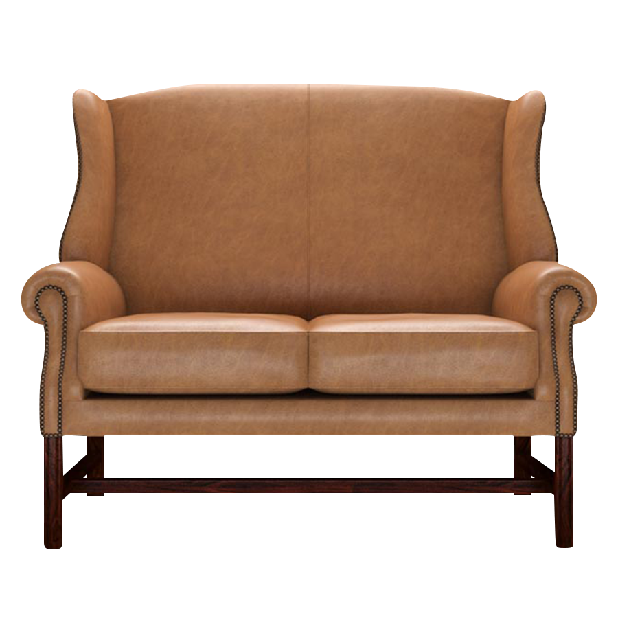 Drummond 2 Sits Chesterfield Soffa Old English Tan