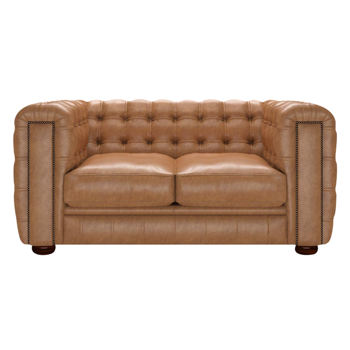 Kingsley 2 Sits Chesterfield Soffa Old English Tan