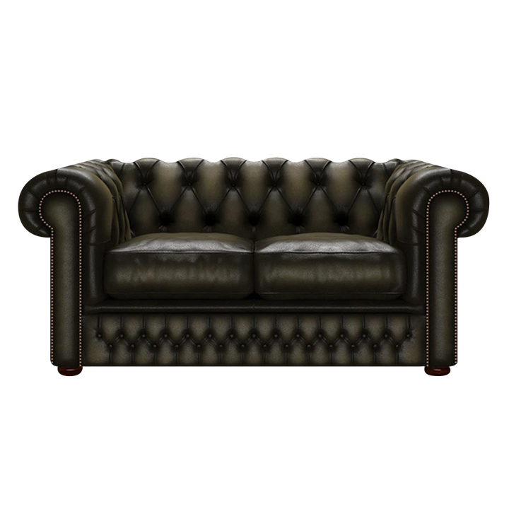 Shackleton 2 Sits Chesterfield Soffa Antique Olive