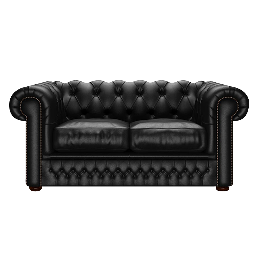 Shackleton 2 Sits Chesterfield Soffa Birch Black