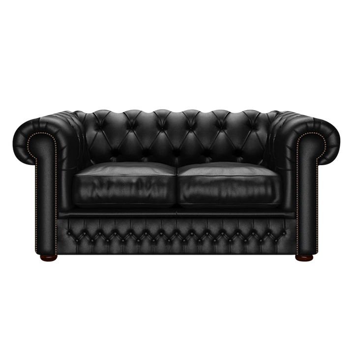 Shackleton 2 Sits Chesterfield Soffa Birch Black