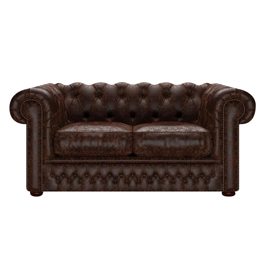 Shackleton 2 Sits Chesterfield Soffa Tudor Mahogany