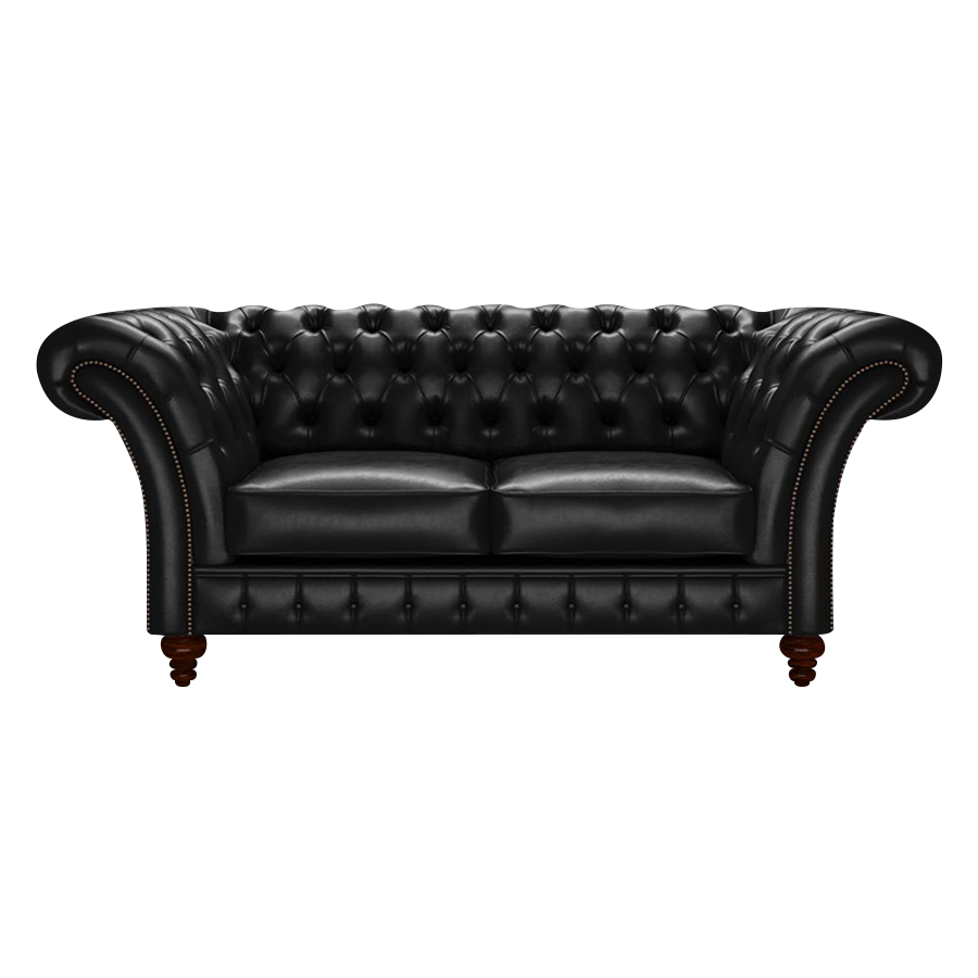 Wordsworth 2 Sits Chesterfield Soffa Old English Black