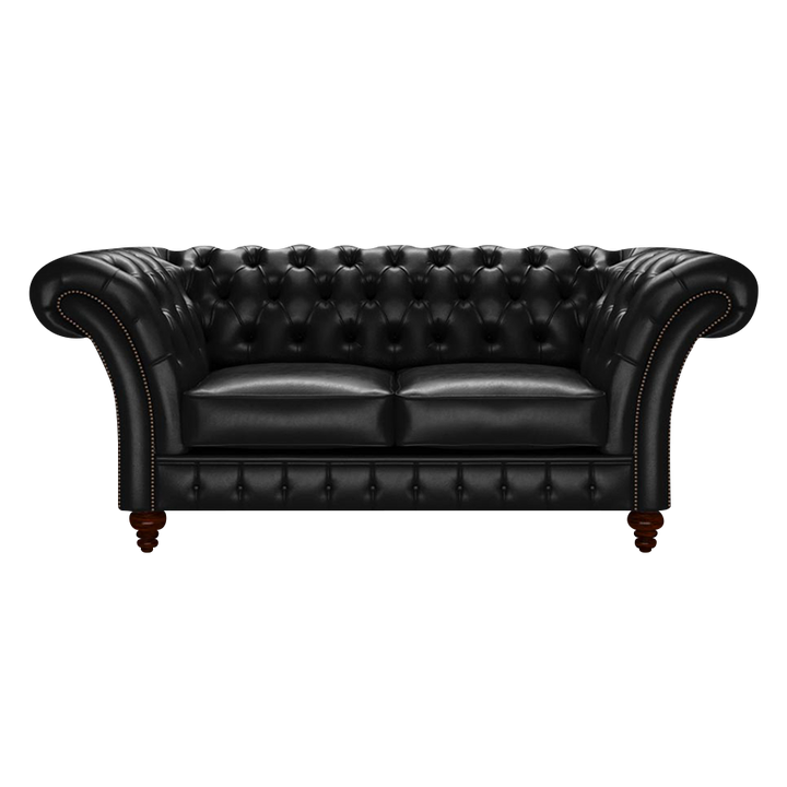 Wordsworth 2 Sits Chesterfield Soffa Old English Black