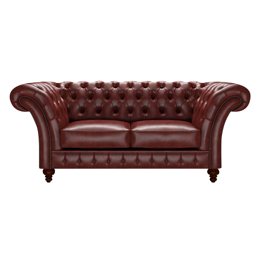 Wordsworth 2 Sits Chesterfield Soffa Old English Chestnut