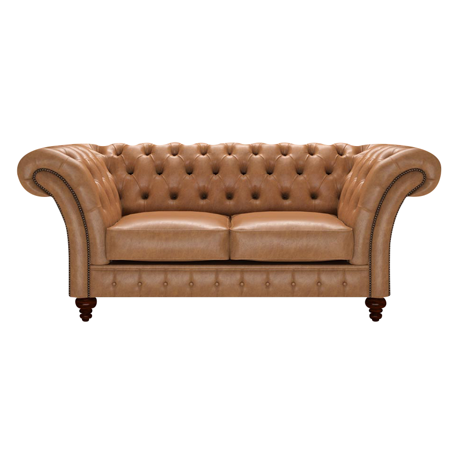 Wordsworth 2 Sits Chesterfield Soffa Old English Tan