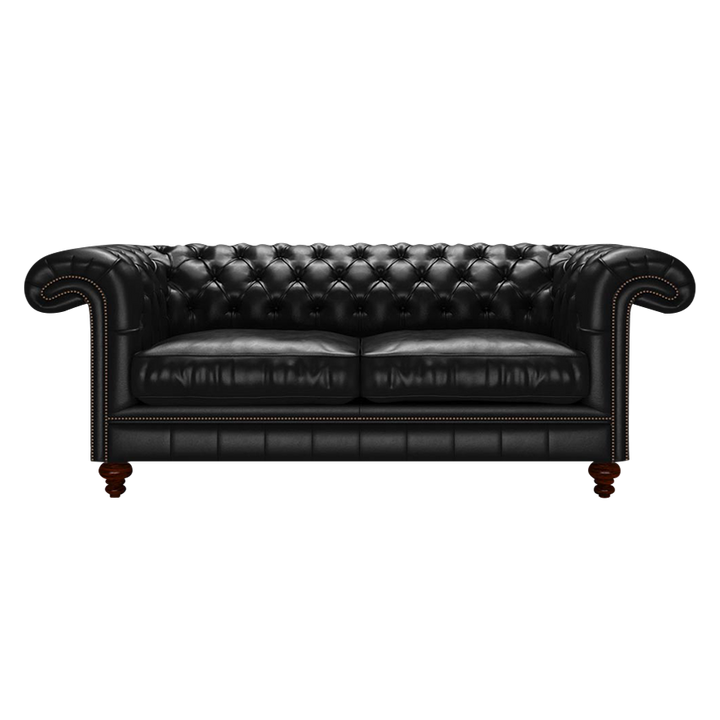 Allingham 3 Sits Chesterfield Soffa Old English Black