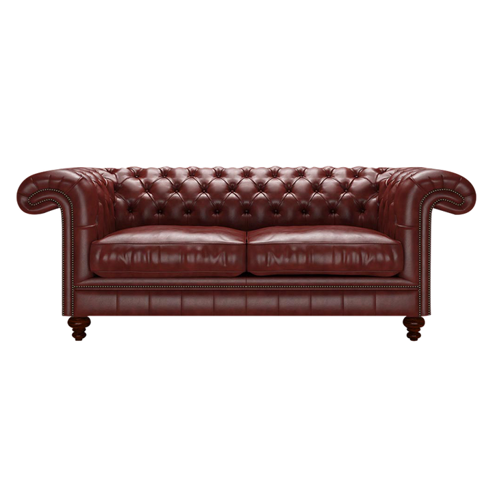 Allingham 3 Sits Chesterfield Soffa Old English Chestnut