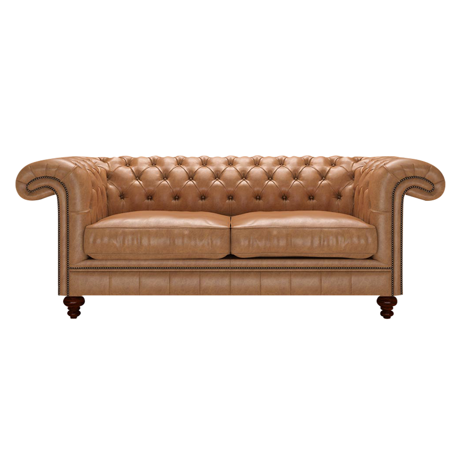 Allingham 3 Sits Chesterfield Soffa Old English Tan