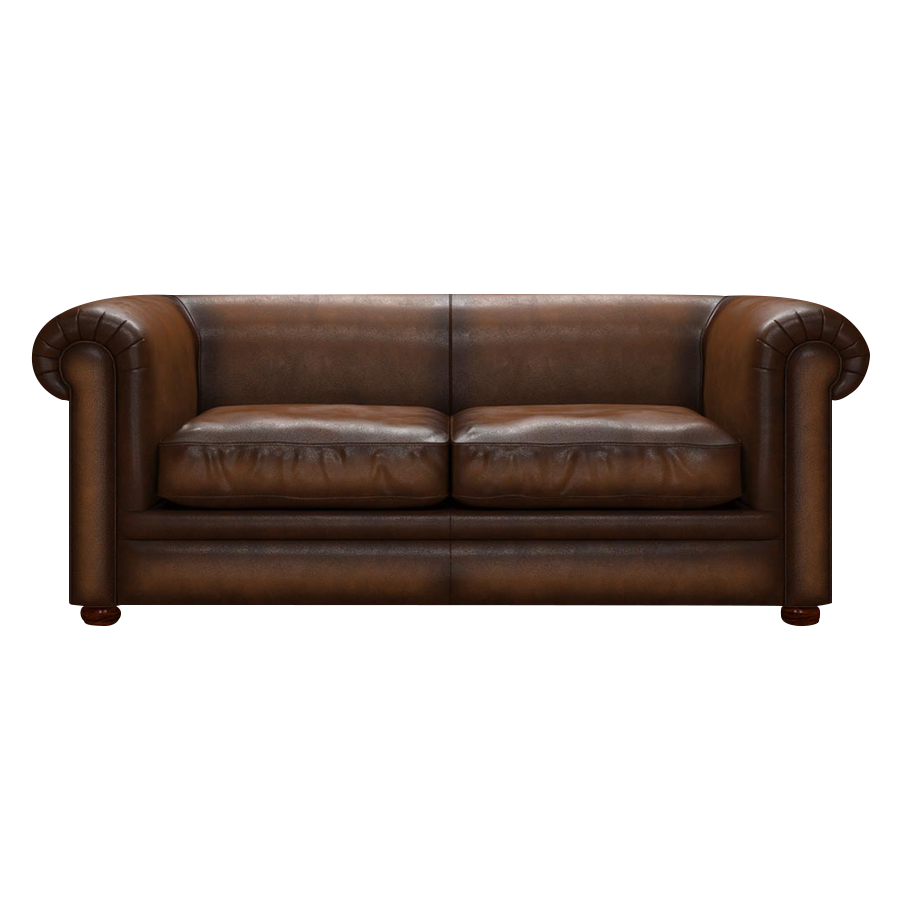 Austen 3 Sits Chesterfield Soffa Antique Autumn Tan